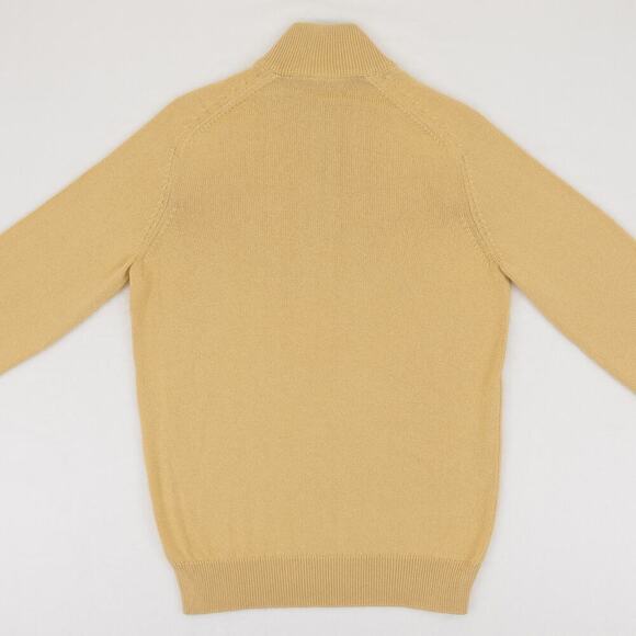 NWOT Loro Piana Mezzocollo Sweater Men's 48 (Medium) Gold - Picture 2 of 12